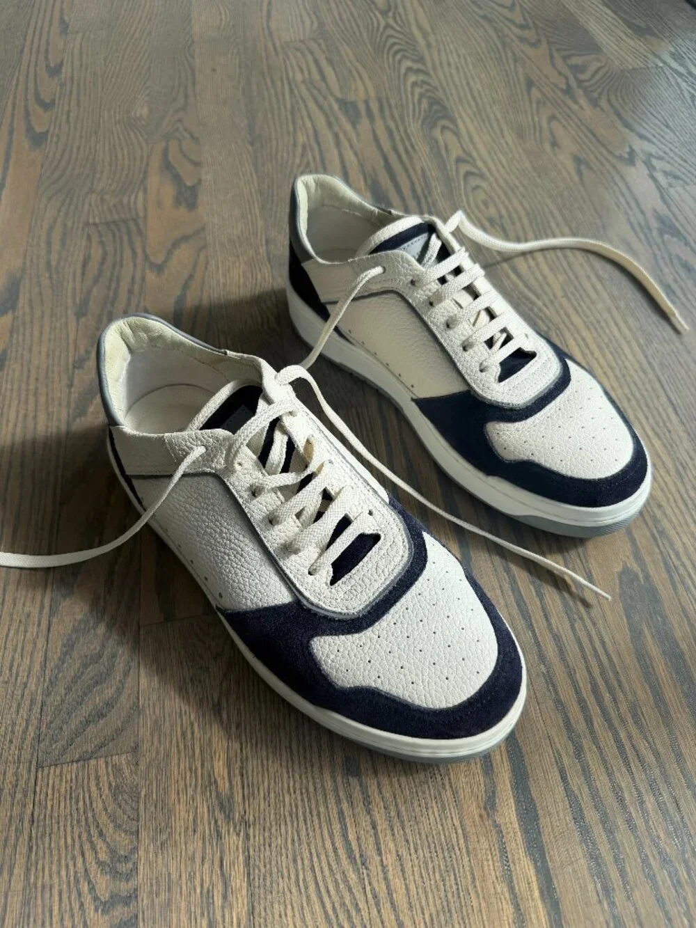 Brunello Cucinelli Round Toe Lace Up Sneakers Mens 42 IT *Worn Once